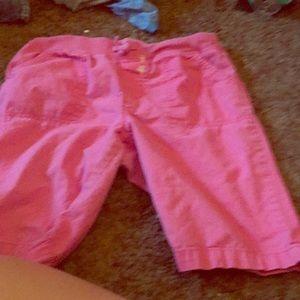 Pink shorts